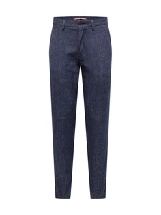 Обычные плиссированные брюки Tommy Hilfiger Denton, темно-синий