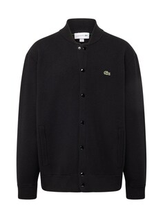 Вязаный кардиган Lacoste, черный