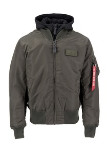 Межсезонная куртка Alpha Industries MA-1 D-Tec, зеленый