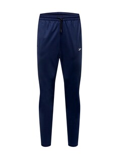 Зауженные тренировочные брюки Reebok Sport, морской синий