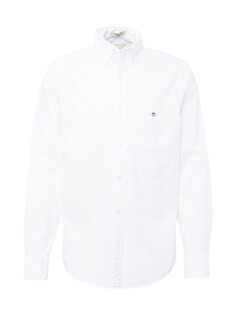 Деловая рубашка стандартного кроя Gant, белый
