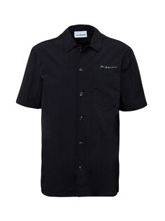 Рубашка на пуговицах стандартного кроя Han Kjøbenhavn, черный