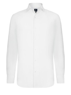 Деловая рубашка стандартного кроя Boggi Milano, белый