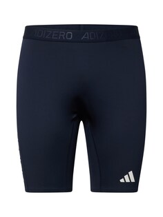 Узкие тренировочные брюки ADIDAS PERFORMANCE Adizero, темно-синий