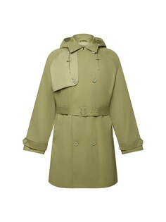 Межсезонное пальто Esprit, оливковый/светло-зеленый