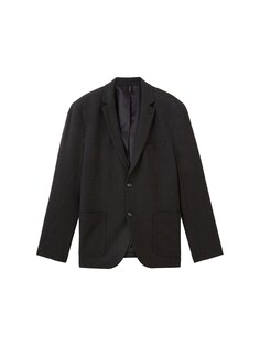 Пиджак стандартного кроя Tom Tailor, черный