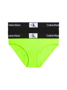 Бикини Calvin Klein, лаймовый/черный