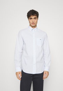 Рубашка РУБАШКА REG POPLIN GINGHAM GANT, голубой