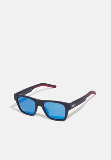 Солнцезащитные очки Tommy Hilfiger, матовые синие