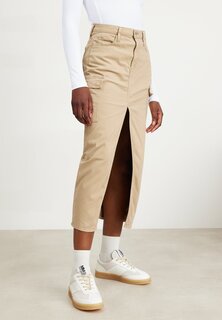 Юбка длинная FRONT SPLIT MAXI SKIRT Calvin Klein Jeans, травертин