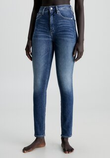 Джинсы Skinny Fit HIGH RISE Calvin Klein Jeans, темный деним