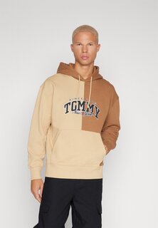 Толстовка VARSITY TWO TONE HOODIE Tommy Jeans, желто-песочный