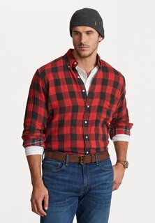 Рубашка ДЛИННЫЙ РУКАВ Polo Ralph Lauren Big &amp; Tall, красный/черный