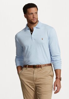 Рубашка-поло LONG SLEEVE Polo Ralph Lauren Big &amp; Tall, элитный синий вереск
