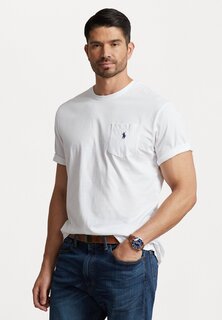 Базовая футболка POCKET Polo Ralph Lauren Big &amp; Tall, белый