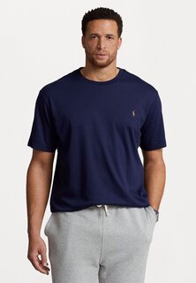 Базовая футболка КОРОТКИЙ РУКАВ Polo Ralph Lauren Big &amp; Tall, изысканный темно-синий цвет