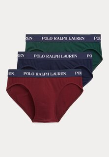 Трусы НАБОР BRIEF 3 PACK Polo Ralph Lauren, винный/синий/зеленый