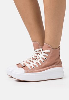 Высокие кроссовки CHUCK TAYLOR ALL STAR MOVE Converse, глиняный горшок/цапля/белый