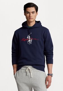 Толстовка с капюшоном ДЛИННЫЙ РУКАВ Polo Ralph Lauren, круизный темно-синий