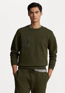 Толстовка ДЛИННЫЙ РУКАВ Polo Ralph Lauren, фирменный оливковый