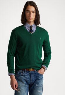 Свитер ДЛИННЫЙ РУКАВ Polo Ralph Lauren, охотничий клуб зеленый