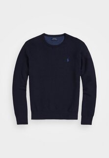 Свитер ДЖЕМПЕР С КРУГЛЫМ ВЫРЕЗОМ Polo Ralph Lauren, темно-синий вереск