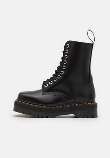 Ботинки на шнуровке 1490 QUAD SQUARED UNISEX Dr. Martens, черный полированный гладкий