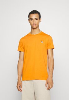 Базовая футболка SLIM FIT ZEBRA PS Paul Smith, оранжевая