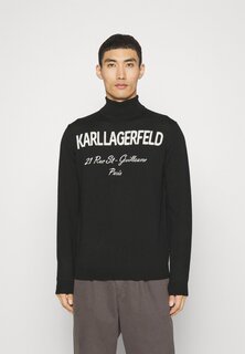 Свитер Водолазка KARL LAGERFELD, черный/шампанское