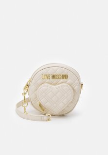 Сумка на плечо СТЕГАНАЯ СУМКА Love Moschino, слоновая кость