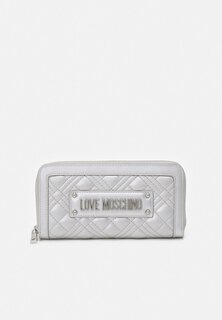 Кошелек СТЕГАНЫЙ Love Moschino, серебро