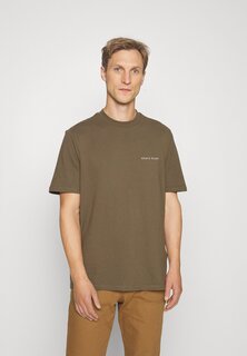 Базовая футболка ВЫШИВАННЫЙ ЛОГОТИП Lyle &amp; Scott, оливковый