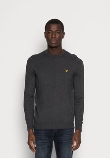 Свитер ДЖЕМПЕР С КРУГЛЫМ ВЫРЕЗОМ Lyle &amp; Scott, темно-серый меланж