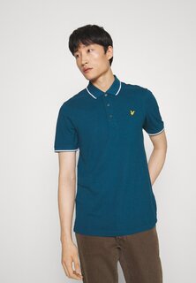 Поло TIPPED Lyle &amp; Scott, темно-синий/белый