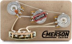 Комплект предварительно смонтированного 5-ходового блендера Emerson Custom для Fender Stratocasters — потенциометры 250 кОм