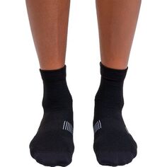 Сверхлегкие средние носки женские On Running, черный/белый