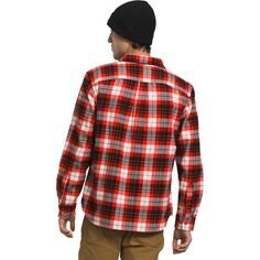 Фланелевая рубашка Arroyo мужская The North Face, цвет Fiery Red Medium Icon Plaid 2