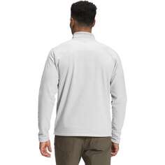 Текстурированная флисовая куртка с молнией 1/4 Cap Rock мужская The North Face, светло-серый