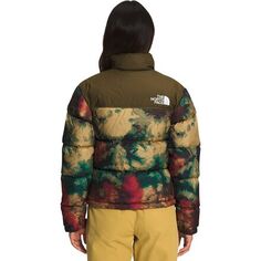 Куртка Nuptse 1996 года с принтом в стиле ретро женская The North Face, цвет Antelope Tan Ice Dye Print