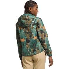 Куртка Antora с капюшоном от дождя женская The North Face, цвет Dark Sage Camo Texture Print