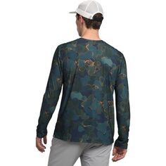 Рубашка с длинными рукавами Wander – мужская The North Face, цвет Summit Navy Camo Texture Print