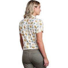 Рубашка Elsie с короткими рукавами женская KUHL, цвет Ivory Lemons
