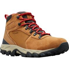 Походные ботинки Newton Ridge Plus II Suede WP мужские Columbia, цвет Elk/Mountain Red