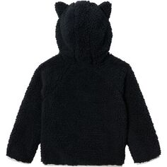 Флисовая куртка Foxy Baby из шерпы с молнией во всю длину — для мальчиков младшего возраста Columbia, цвет Black/Chalk