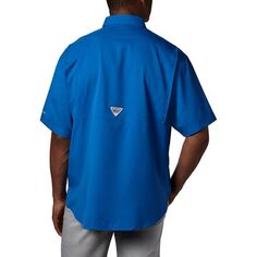 Рубашка с коротким рукавом Tamiami II мужская Columbia, ярко-синий