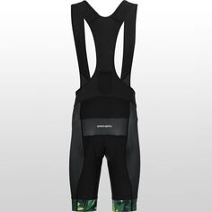 Короткие шорты Equipe Bib мужские Louis Garneau, цвет Black/Green Organic