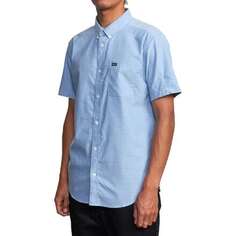 Эластичная рубашка с короткими рукавами That&apos;ll Do мужская RVCA, цвет Oxford Blue