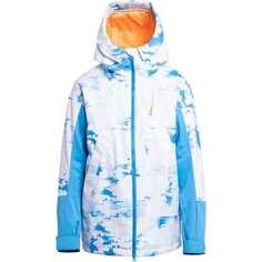 Снежная куртка Chloe Kim - женская Roxy, цвет Azure Blue Clouds