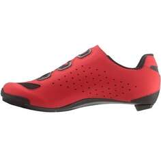Широкие велосипедные туфли CX238 мужские Lake, цвет Red/White Microfiber
