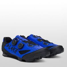 Широкие велосипедные туфли MX238 мужские Lake, цвет Strong Blue/Black Microfiber
